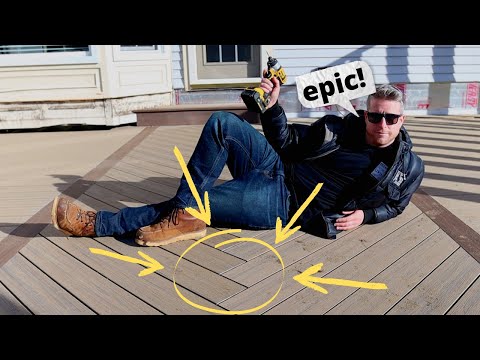 Contractor LOSES HIS MIND With Herringbone Deck Inlay!!