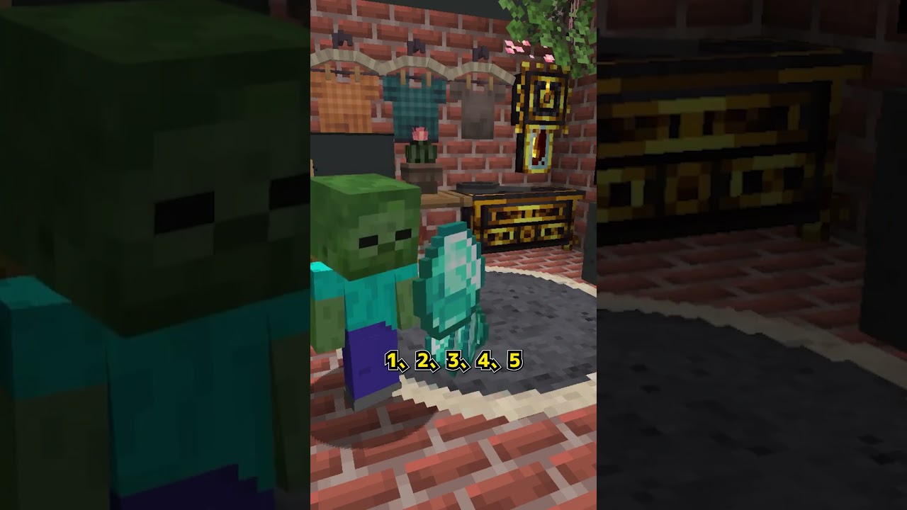 ゾンビくんにお年玉をあげたらとんでもないことに！ #マイクラ #まいくら #minecraft