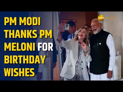 Pm Modi Appreciates Meloni's Birthday Greetings | Trending