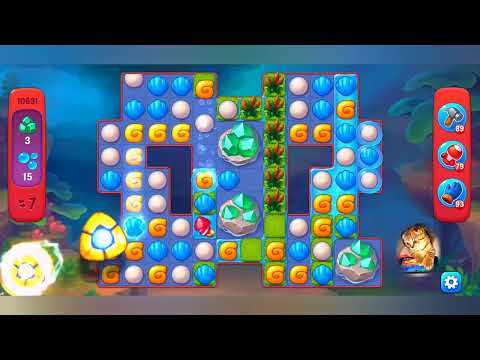 фишдом 2022 # 10631 уровень - прохождение без бустеров # Fishdom,  10631  level - no Boosters.