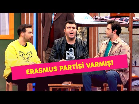 Erasmus Partisi Varmış!  (100. Bölüm) Erkek Yurdu 11
