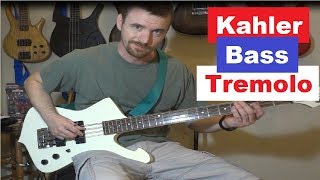 Video thumbnail for Kahler Bass Tremolo on Ibanez Iceman ICB300 by Guitar Problem