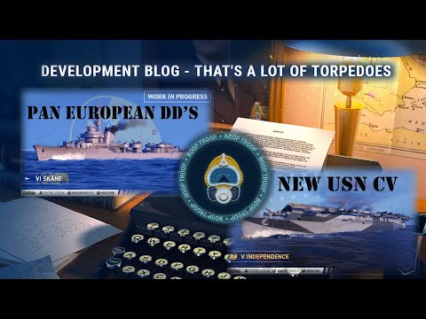 Pan European Destroyer Line Announced! - That's a lot of Torpedoes | World of Warships Legends
