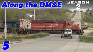 preview picture of video 'Chasing CP train 474: Blakesburg to Mystic, IA - 5/6/14'