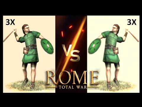 Will 3 Rhodian Slingers Beat 3 Balearic Slingers in Rome: Total War?