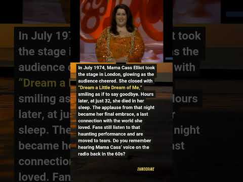 Mama Cass Sang Her Final Song Just Hours Before She Passed Away