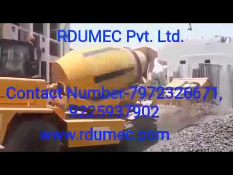 Rdumec rd1600 self loading concrete mixers, speed: 0 to 27 k...