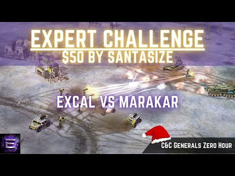 🔴 LIVE | ExCaL vs Marakar | $50 Santa SiZe Challenge | C&C Zero Hour
