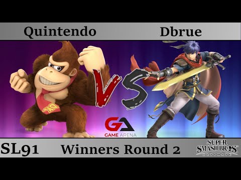 SmashLAN'd 91 - Winners Round 2: G5 | Quintendo (DK, Marth) vs AT | Dbrue (Ike)