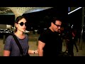 Saif Ali Khan Kareena Kapoor At Mumbai International Airport Going On A Vacation
