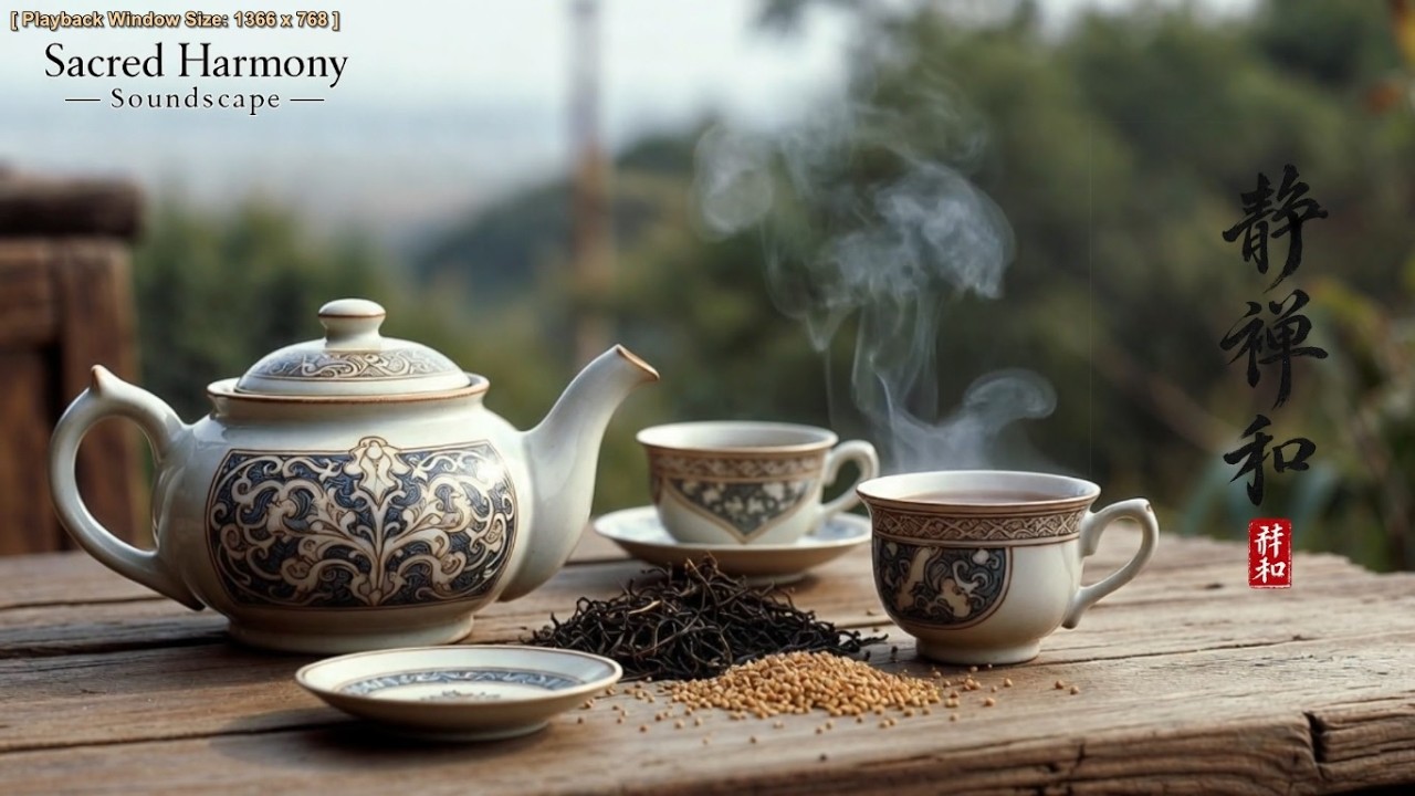 1 Hour Sacred Harmony Soundscape | Zen Meditation Music for Deep Relaxation & Inner Peace