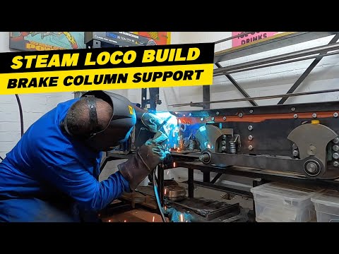 Countersinks and Brake Column Support Base - EP44 - 7.25" Gauge Steam Locomotive Build