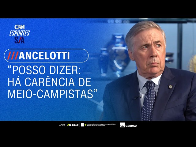 Ancelotti aponta carência de meias no Brasil e revela perfil que busca na Seleção | ESPORTES S/A
