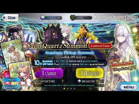 【FGO】Anastasia Pickup Summon