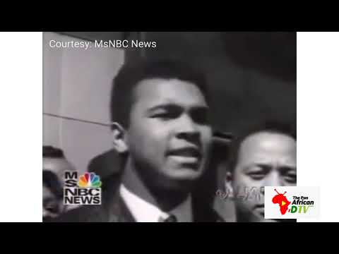Muhammad Ali is My African Name, Clay is a Slave Name. I'm No Longer A Slave!!- 1964