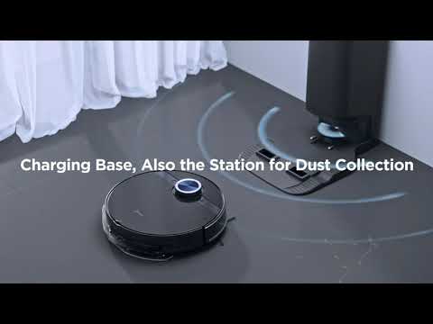 Dulkių siurblys - robotas Midea S8+, Juodas video