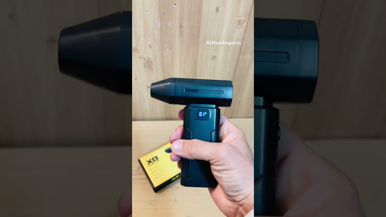Souffleur turbo d'air sans fil pour voiture et appareils video thumbnail