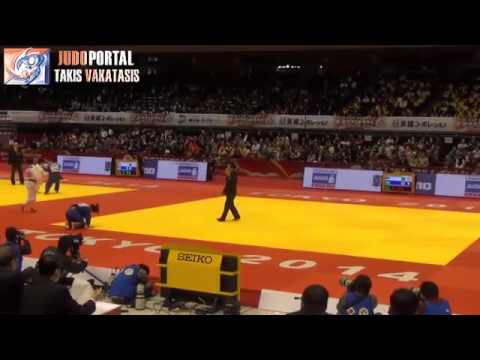 Judo Grand Slam Tokyo 2014 -52kg MIRANDA Erika (BRA) vs. BABAMURATOVA (TKM)
