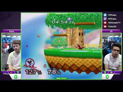 SAFGC Spring Season R3 2017 - SSBM - Kaiza (Falco) vs Oli (Sheik) - Winners Semis