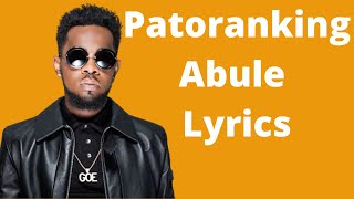 Patoranking - Abule (Lyrics)