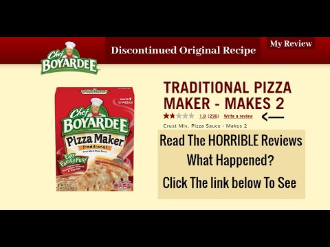 Retro Chef Boyardee Pizza Kit! Discontinued..New Recipe?!! 😧🍕