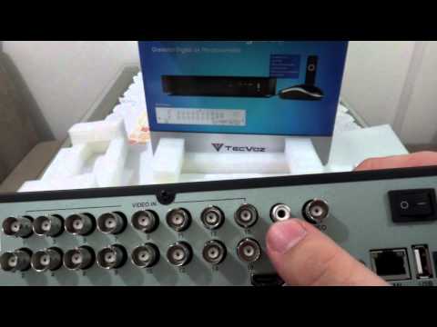 Unboxing DVR TECVOZ TD 2316SS