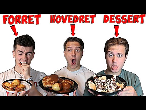 HVEM LAVER BEDST MAD?? m. Kender du det - Forret, Hovedret, Dessert