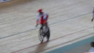 Men`s Sprint Race 1 Russia's Dmitriev beats Germany's Niederlag UCI CALI 2017