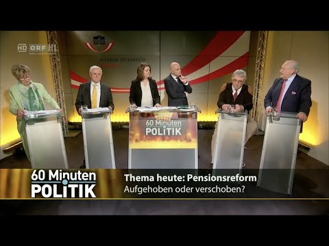 60 Minuten.Politik - Pensionsreform - 3.3.2016