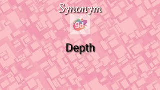 Depth Synonym with Meaning||Telugu Meaning||Googul Dictionary#depthsynonym