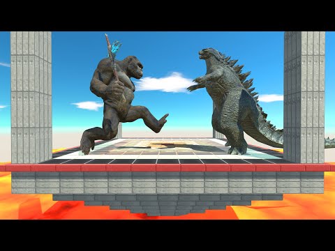 King Kong VS Godzilla 2014 At Ancient Arena - ARBS