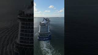 WE LOVE CELEBRITY BEYOND!💙🧡  #cruise #cruiseship