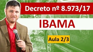 Decreto nº 8.973/2017 (Estrutura Regimental do IBAMA)