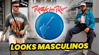 LOOKS MASCULINOS para o ROCK IN RIO: 15 Inspirações MATADORAS de Como se Vestir pro Festival
