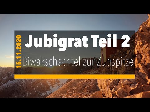 Jubiläumsgrat im perfekten Herbstwetter! Teil 2: Grathüttl - Zugspitze - Höllentalklettersteig
