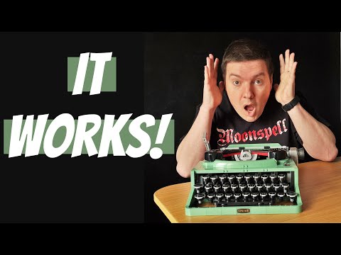 LEGO Ideas Typewriter Review (21327): Perfect blend between mechanics and displayability?