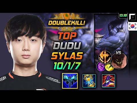 Sylas Top Build DuDu Everfrost Conqueror - LOL KR Challenger Patch 13.19