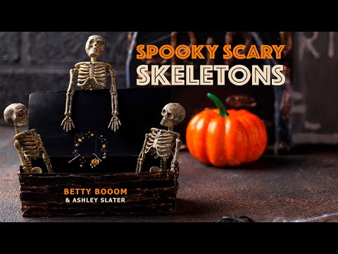 Betty Booom & Ashley Slater - Spooky Scary Skeletons // Electro Swing  🎃 💀 🦇 👻 😈