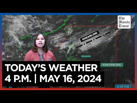 Today's Weather, 4 P.M. May 16, 2024