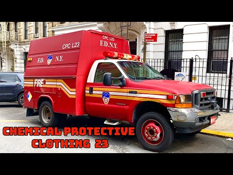 🌟 FLEET FRIDAY 🌟 FDNY CHEMICAL PROTECTIVE CLOTHING 23 - VENTILATION SUPPORT COMPANY