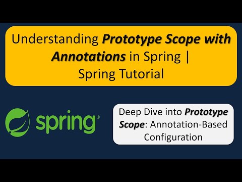 Understanding Prototype Scope With Annotations In Spring Spring Tutorial