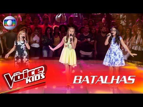 Isa Pagnota, Luiza Gattai e Tayná Delfino cantam 'Aquarela' nas Batalhas - The Voice Kids