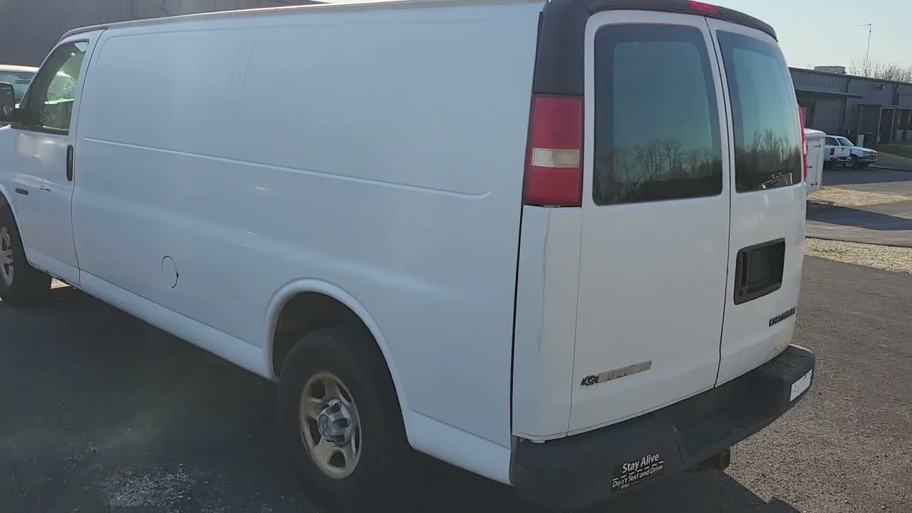 GovDeals: 2005 CHEVY EXPRESS 2500 CARGO VAN ...