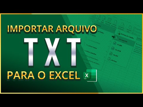 Vídeo: Converter TXT em Excel: perguntas e respostas