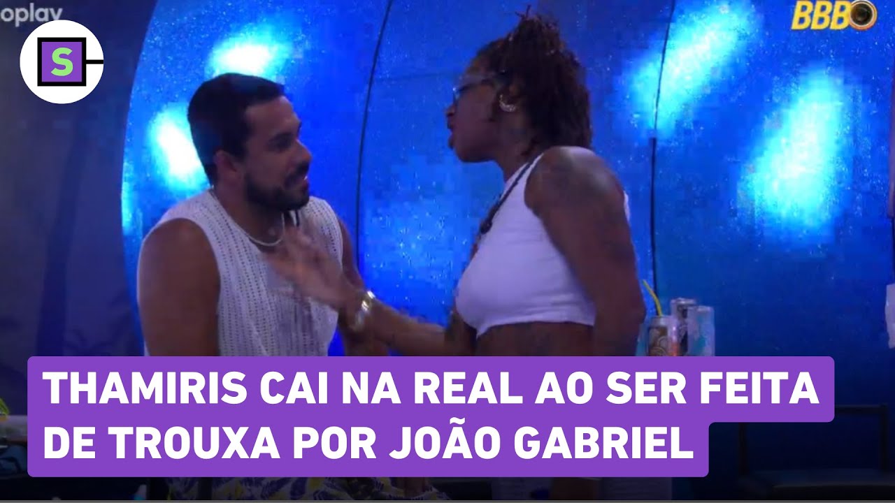 FEITA DE TROUXA? Thamiris fala das 'INVESTIDAS' de João Gabriel pra Maike e reage: "Não sou maluca"