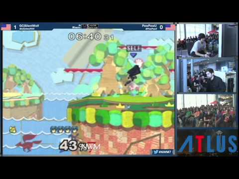 #NWM7 #SSBM T8 GF - GC SilentWolf (FOX) vs PewPewU (MAR)