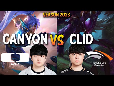 DK Canyon vs HLE Clid - Canyon NIDALEE vs Clid KHA'ZIX Jungle - Patch 13.12 KR Ranked