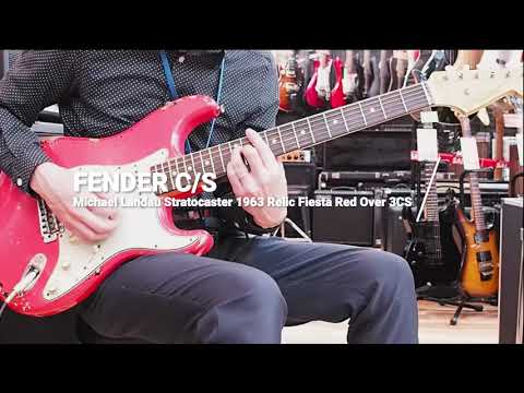 FENDER C/S　Michael Landau Stratocaster 1963 Relic Fiesta Red Over 3CS