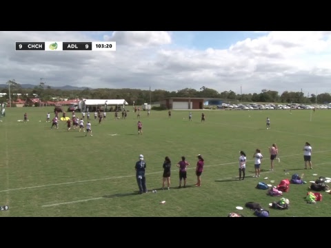 AUC2017 Women's - Zig Theory (Adelaide) vs Chch Chicks (Christchurch)
