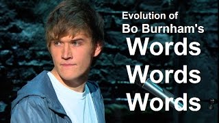 Evolution of Bo Burnham&#39;s &quot;Words Words Words&quot;